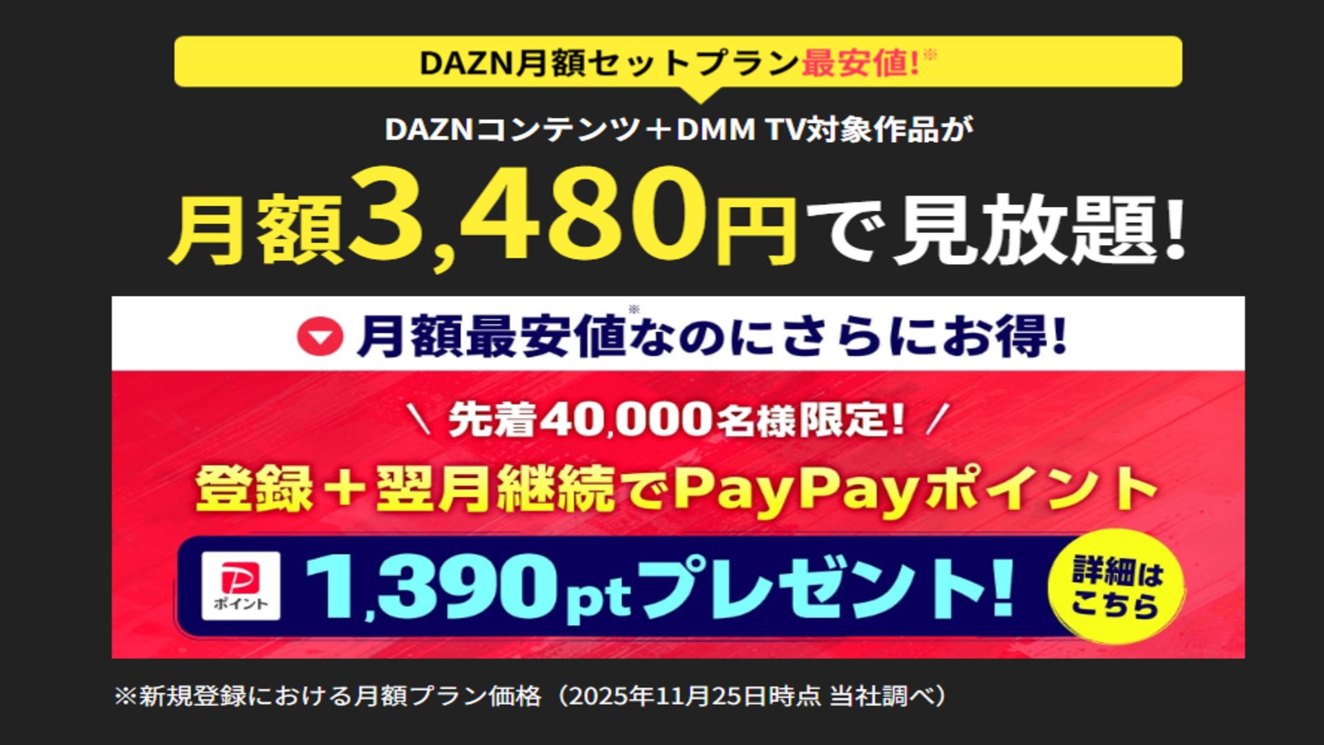 DMM×DAZNホーダイのデメリットはある？口コミ・評価を調査